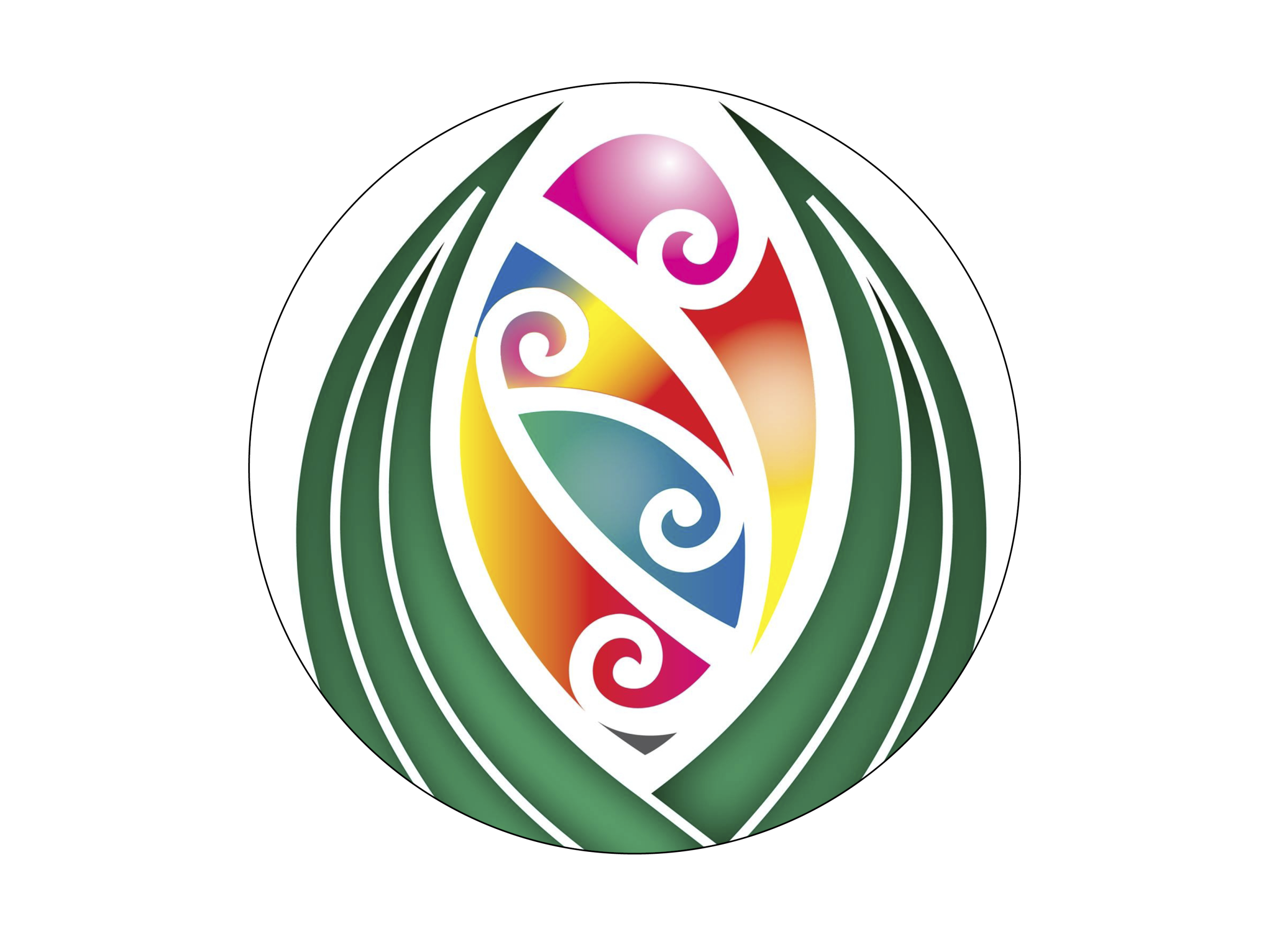 2016 WISPC Rotorua conference emblem, koru design