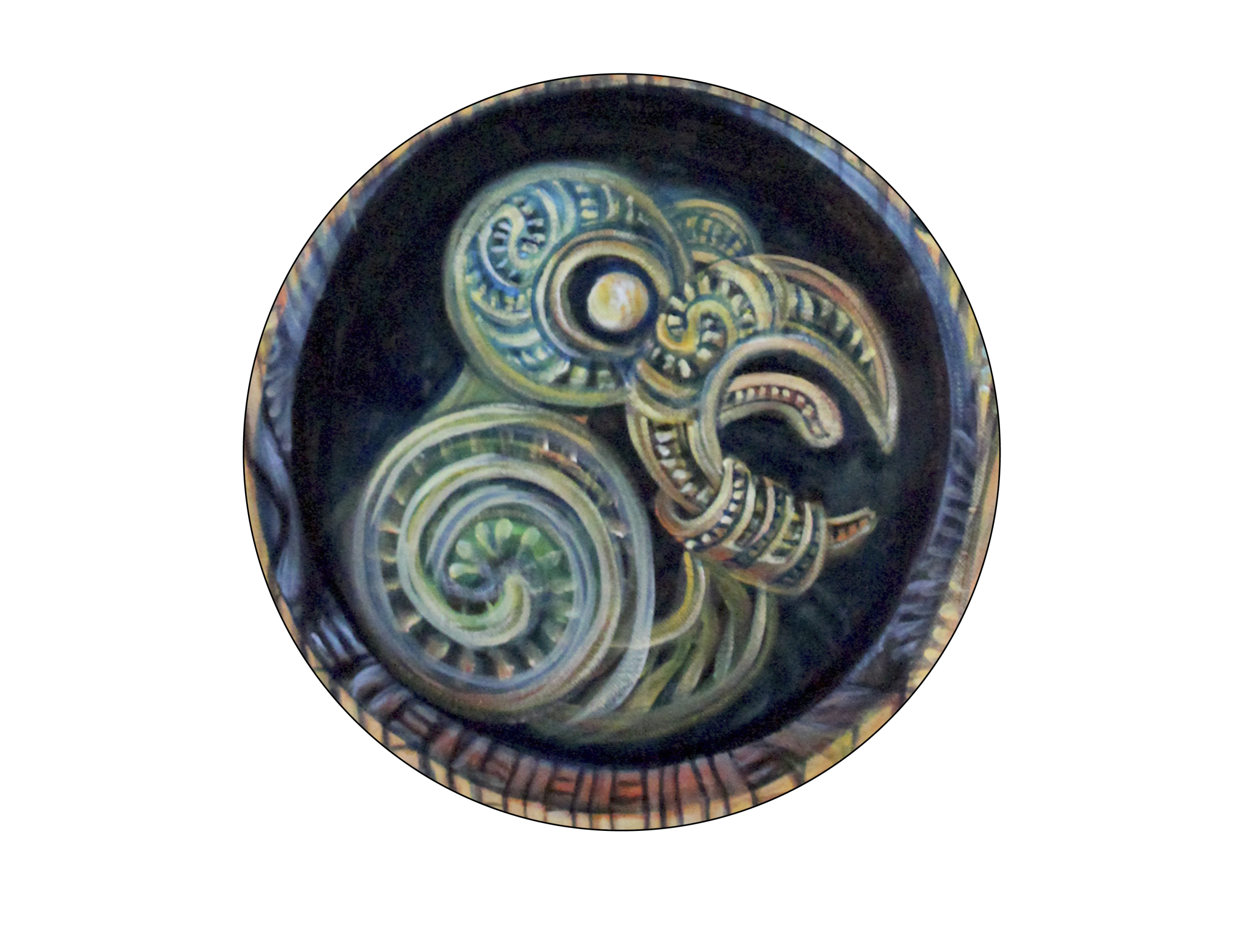 2026 WISPC Waikato conference emblem, koru spiral artwork